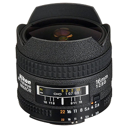 Nikon AF Nikkor 16mm f/2.8D
