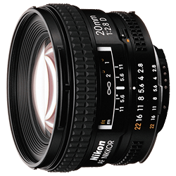 Nikon AF Nikkor 20mm f/2.8D