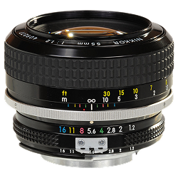 Nikon Nikkor 55mm f/1.2 MF