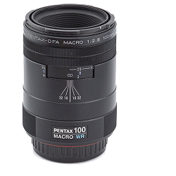 Pentax-D FA Macro 100mm f/2.8 WR