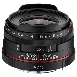 Pentax DA 15mm f/4 ED AL HD