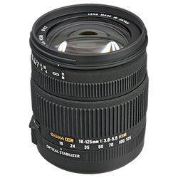 Sigma 18-125mm f/3.8–5.6 DC HSM OS